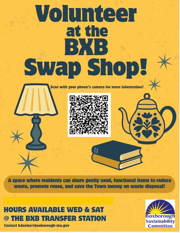 Visit & Volunteer at the Swap Shed