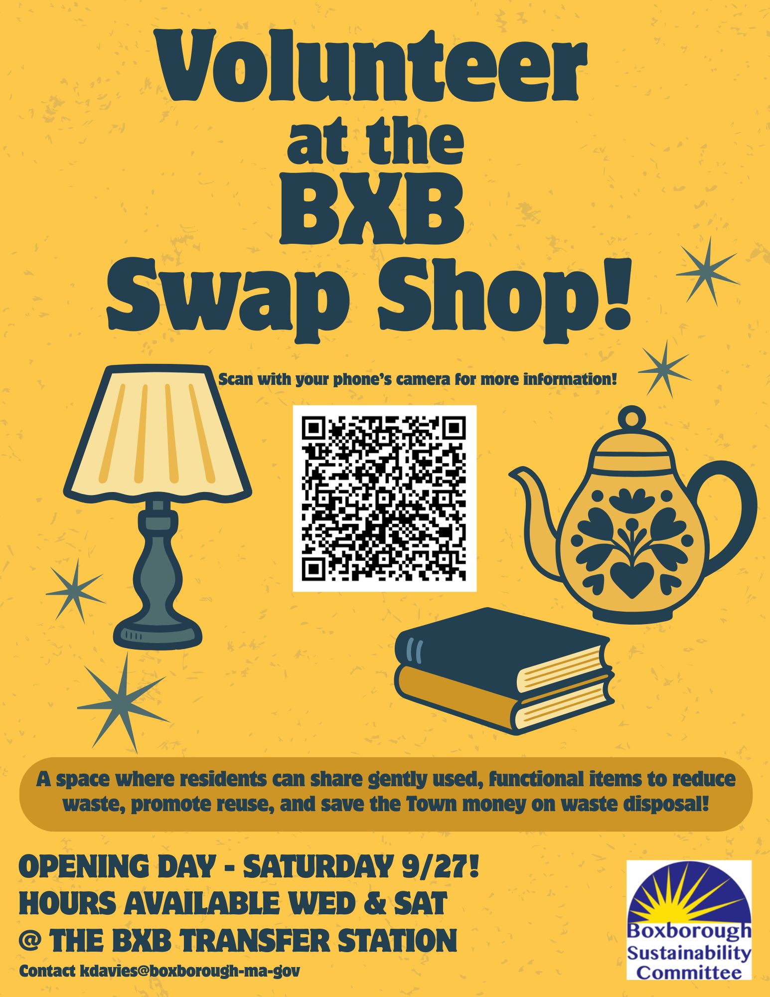 Visit & Volunteer at the Swap Shed